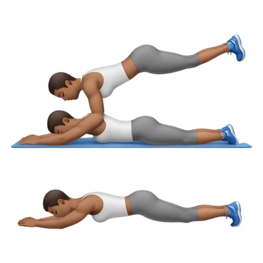 side-view guy lying down weighted glute-bridges sticker