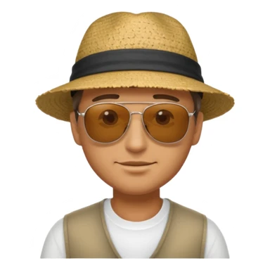 Nah çeken adam sticker