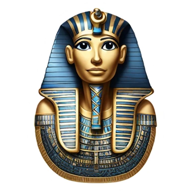 egypt sarcophagus coffie gold blue white black full body  sticker