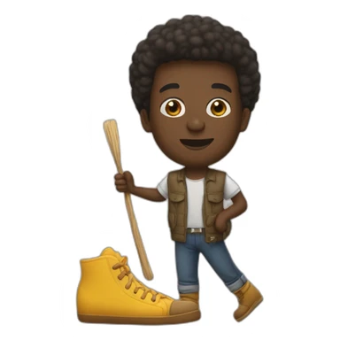 Cedric Doumbé avec une épine dans le pied sticker