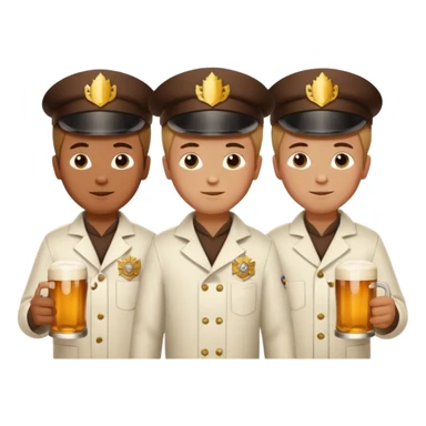 les rois du houblon? ILS SONT 3 GAR9ONS sticker