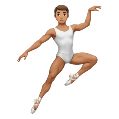 male.ballet dancer sticker