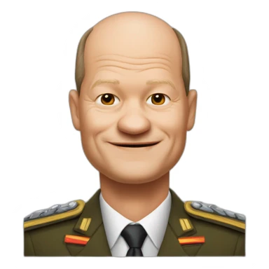 olaf scholz z polskiem piwem sticker