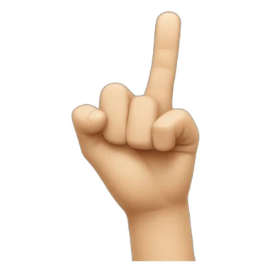 fingers pointing at you sticker