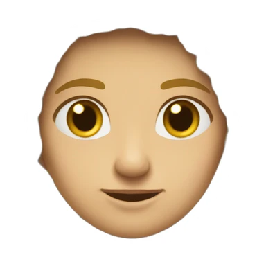 tete sur le coté sticker