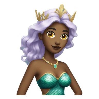 Mermaid queen sticker