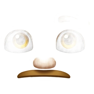 Emoji with one eyebrow up and one eyebrow down looking sus sticker