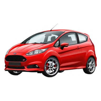 Ford fiesta mk6 st150 red sticker