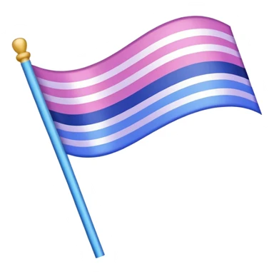 Pink,purple,blue flag sticker