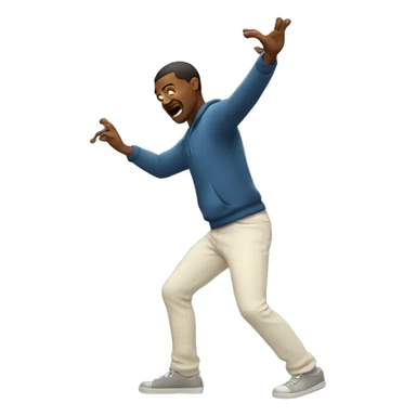man hitting the dab sticker