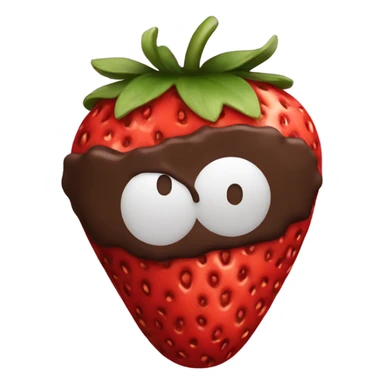 Chocolate covered strawberry  sticker