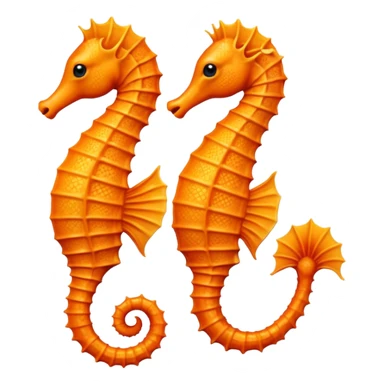 The seahorse emoji sticker