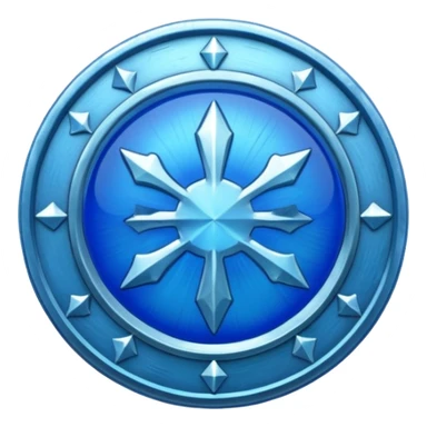 Blue Fairytale Brat Coin sticker