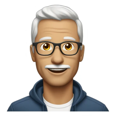 53 year old white gay man in new york city sticker