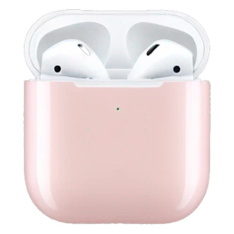 light pink apple airpod max sticker