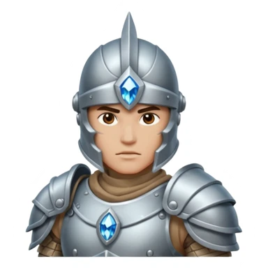 crystal-armored warrior sticker