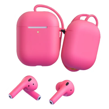 pink Apple AirPods Max headphones sticker