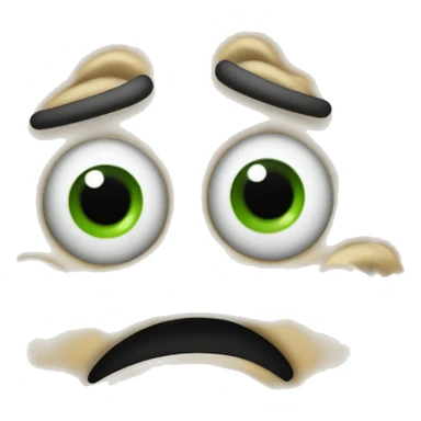 booger with one eye sticker