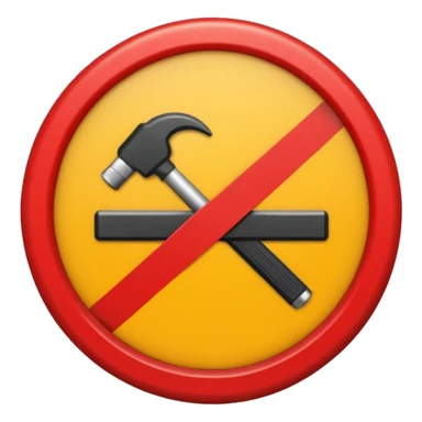 simbolo de prohibido  sticker