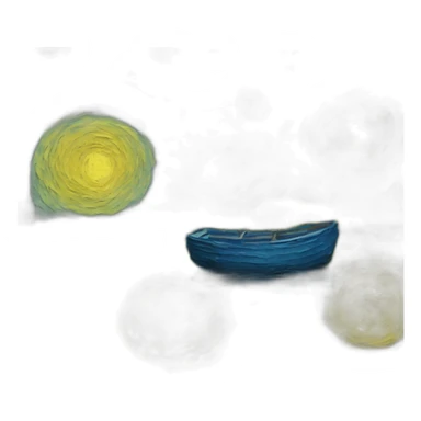 van gogh painting sticker