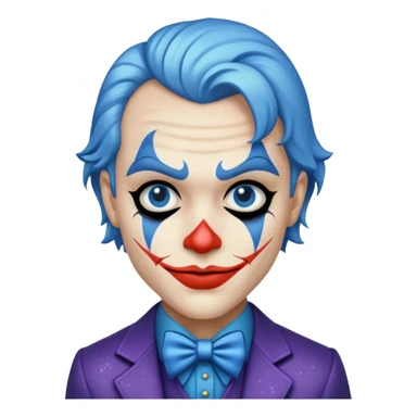 Glitter Blue coringa sticker