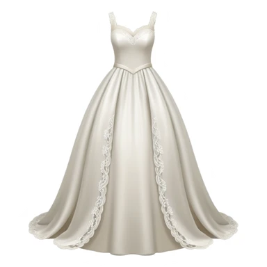 A wedding dress sticker