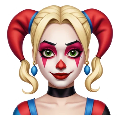 Jester Harley Quinn sticker