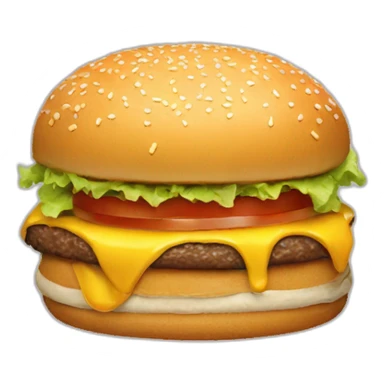 Donald trump eat burger sticker