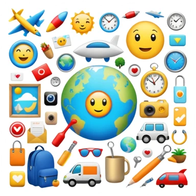 An extremely detailed lifestyle vision board collage for the year 2026. sticker