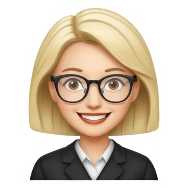 ahora el perfil de la misma profesora sticker