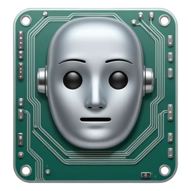 ai chip no face sticker