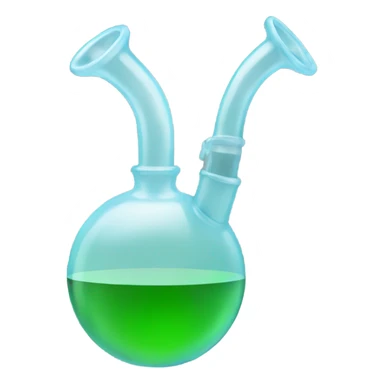 A simple glass bong  sticker