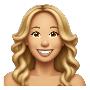 smiling mariah carey in 2019 sticker