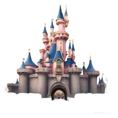 Disneyland paris castle sticker