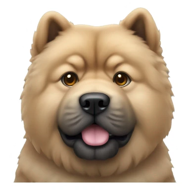 Blach chow chow sticker