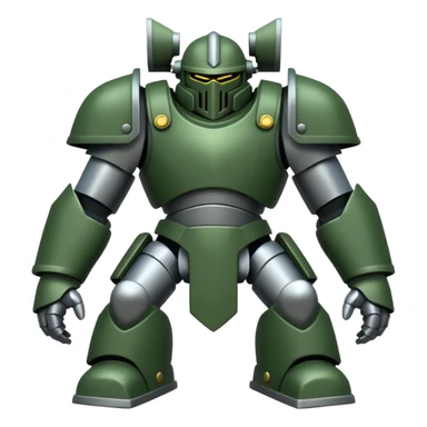 high quality green color military factory, brutal, intimidating, harsh angles, heavy armor sticker