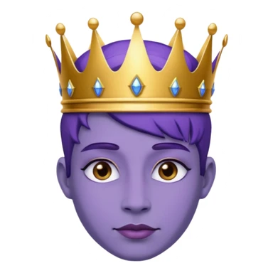 Purple royalty sticker
