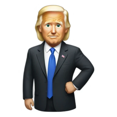 Trump feat Biden sticker