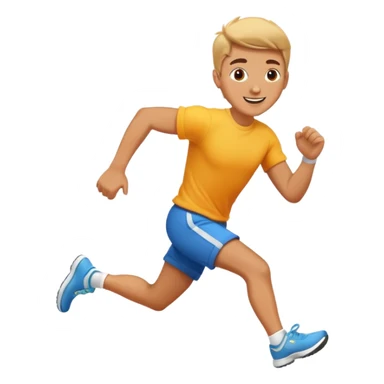 Running to brunch sticker