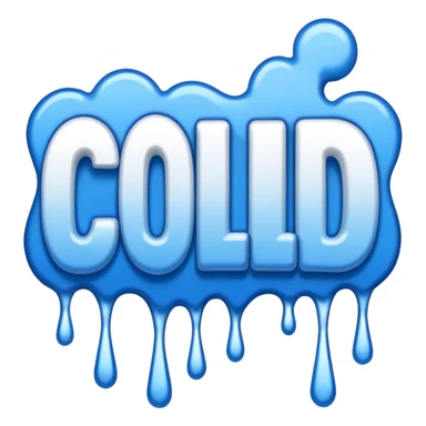the word COLD in graffiti sticker