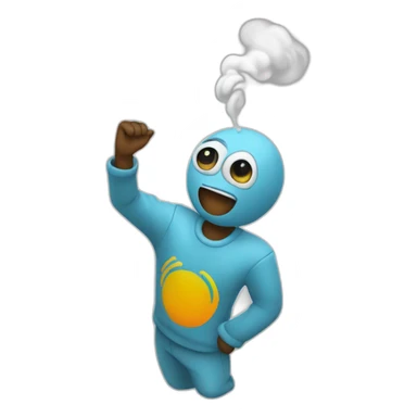 Un gas qui fait un dab sticker