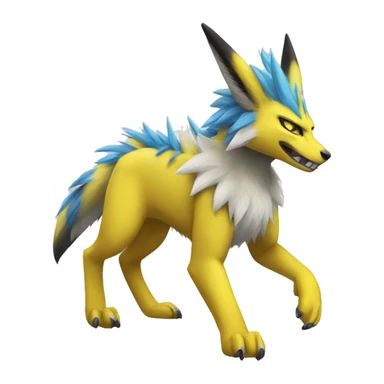 Lombax-Renamon-Zeraora full body sticker