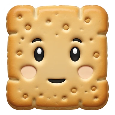 Biscuit simple sans visage sticker