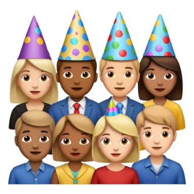 people with hats sticker