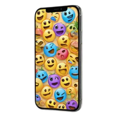 iphone 14 pro phone mockup with wallpaper sticker