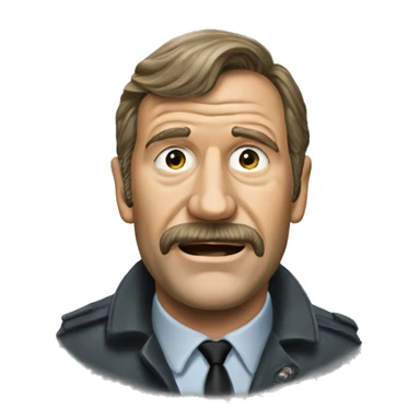 Quint from the movie Jaws sticker