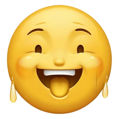 emoji face transitioning between laughing and crying emotions sticker