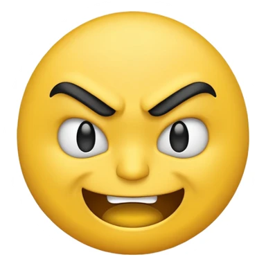 Angry smirk emoji google  sticker