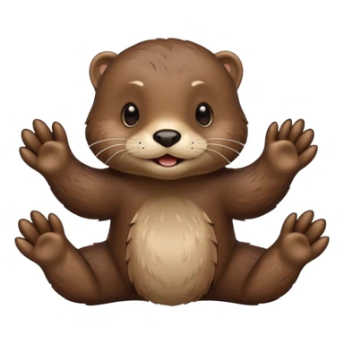 generate a take my money otter emoji, similarly to the futurama meme sticker