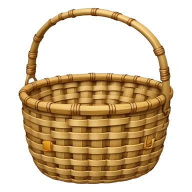 Bamboo basket sticker